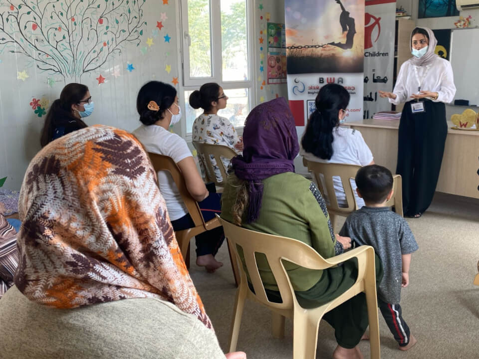 Baghdad Women Association implements out an awareness session about facing violence inside the family