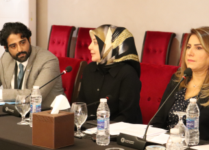 Baghdad, 9 October 2024 – Key representatives from UN Women, the National Directorate for Iraqi Women (NDIW), and the High Council for Women and Development (HCWD) discuss strategies to strengthen women’s roles in Iraq.